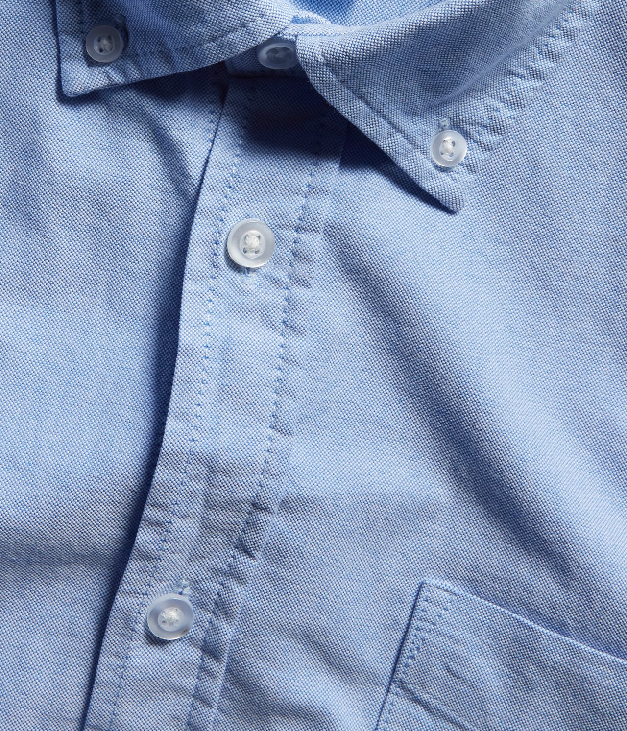 Oxfordskjorta regular fit - Ljusblå - 5