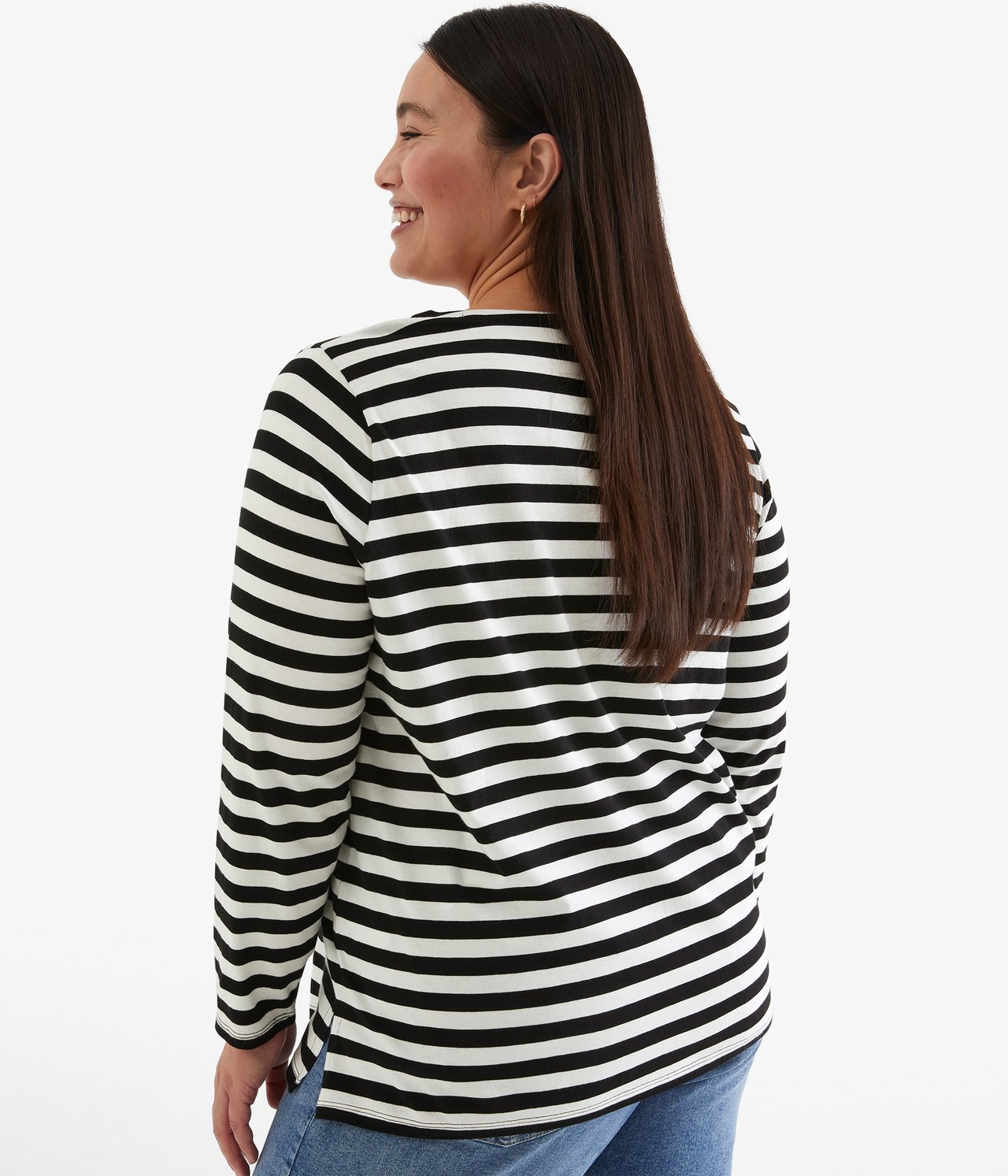 Top w paski - Czarne - 3