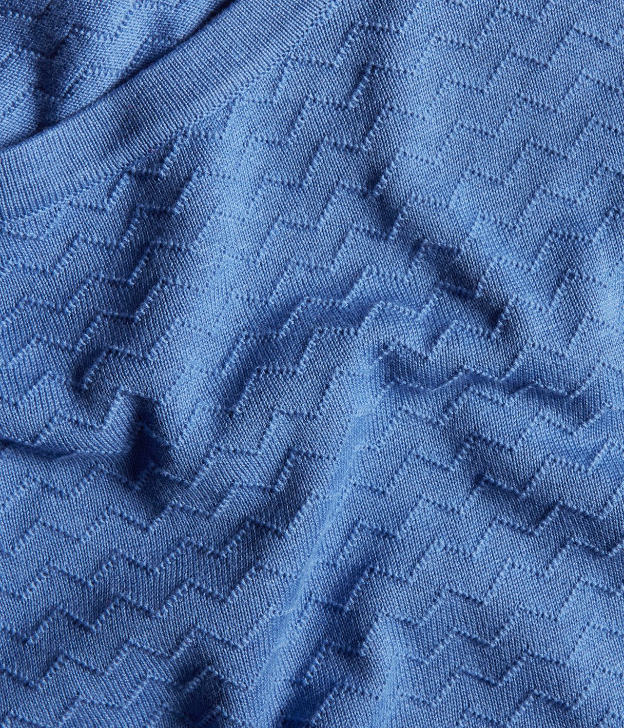 Kuvioneulottu pusero Sininen - null - 3