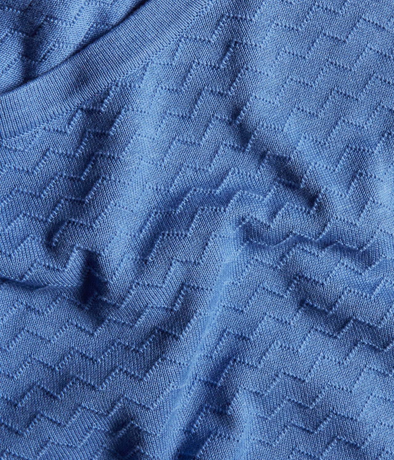 Mönsterstickad tröja Blå - null - 4