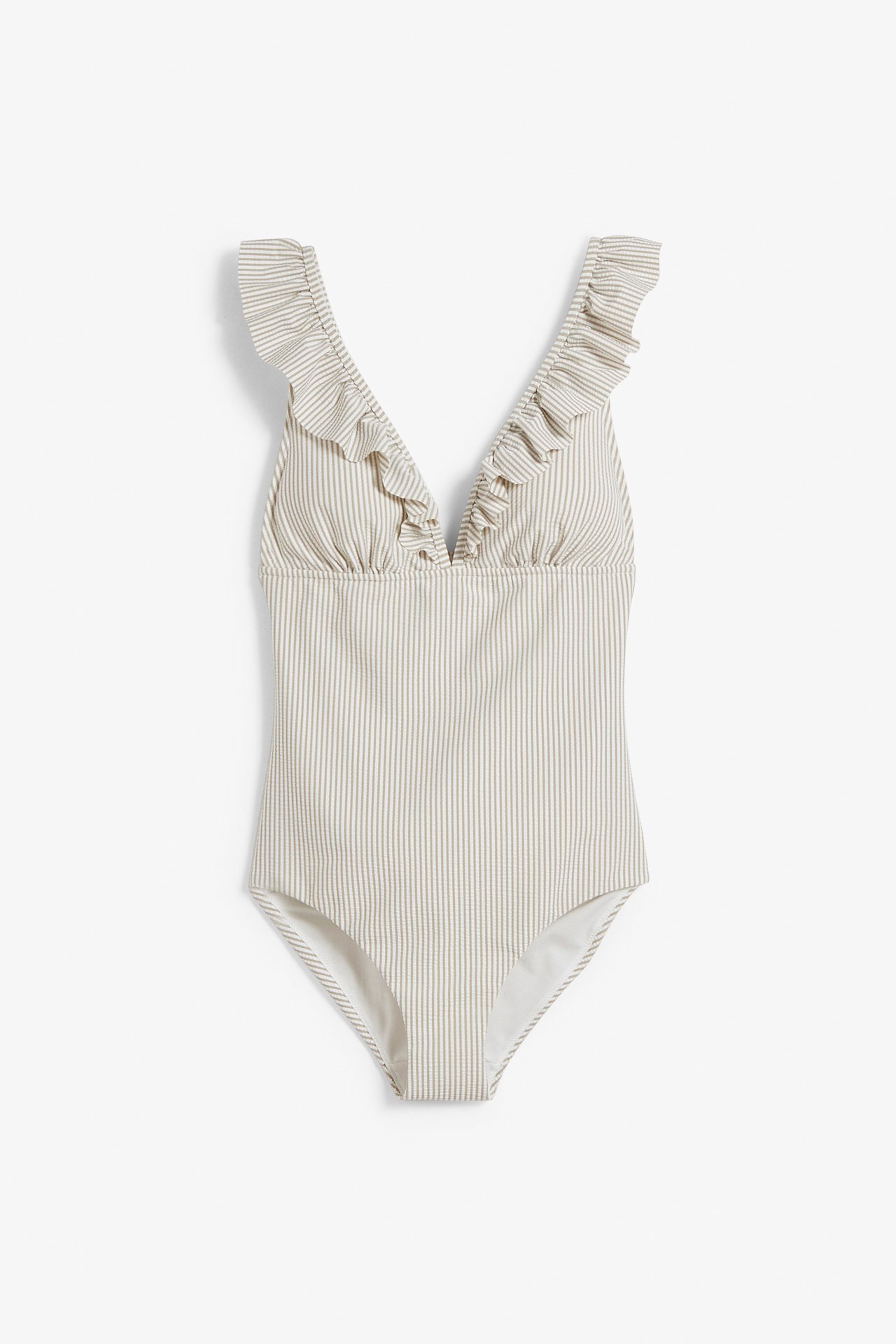Stripete badedrakt Newbie Woman - Beige - 7