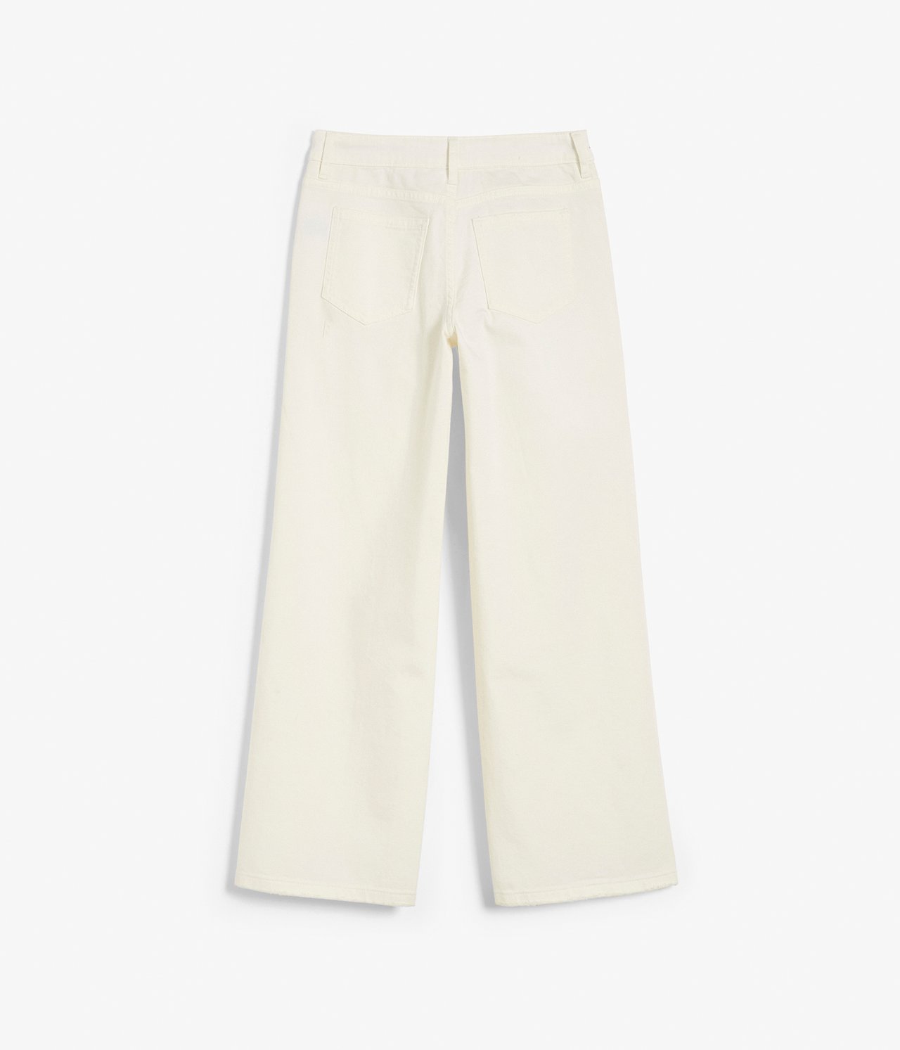 Jeans wide fit mid waist - Offwhite - 9