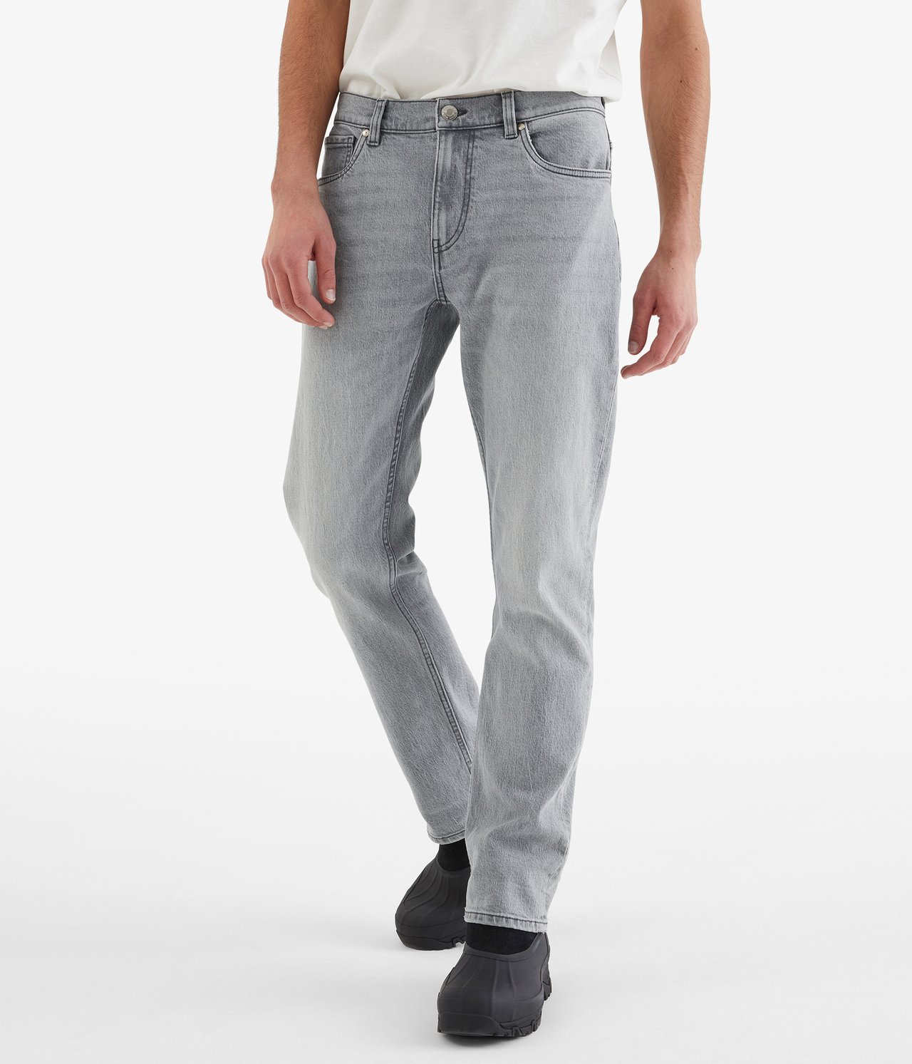 Hank regular jeans - Ljusgrå - 189cm / Storlek: 33/34 - 4