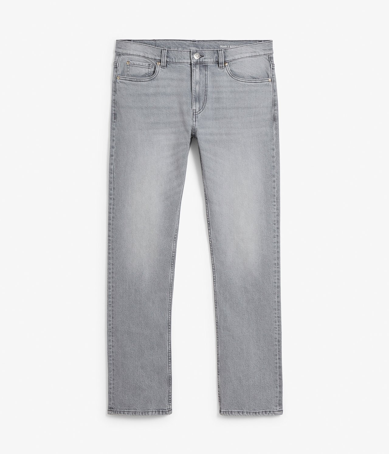 Hank regular jeans Ljusgrå - null - 5