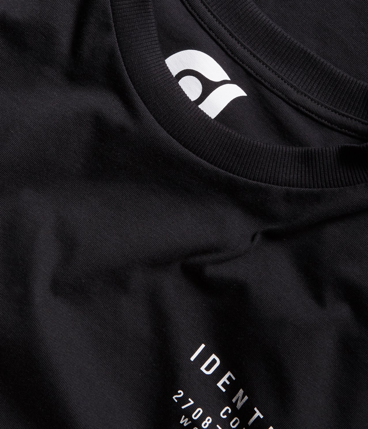 Oversized T-skjorte med trykk på ryggen - Svart - 6