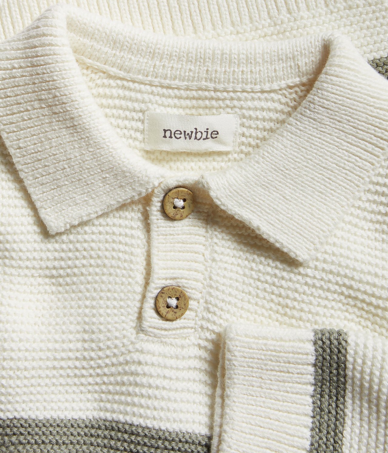 Bluza z dzianiny, dla niemowląt - Offwhite - 1