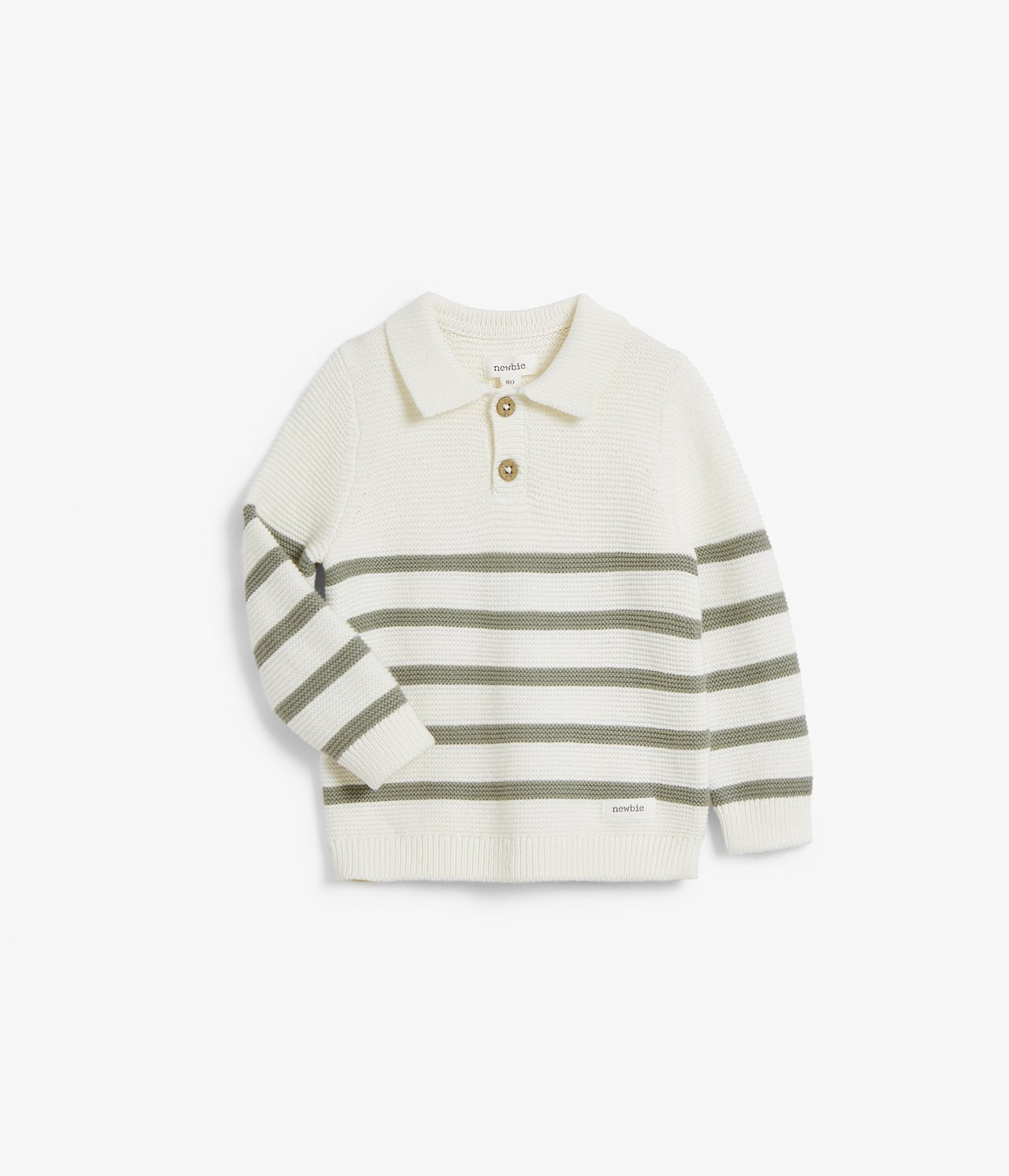 Bluza z dzianiny, dla niemowląt - Offwhite - 2