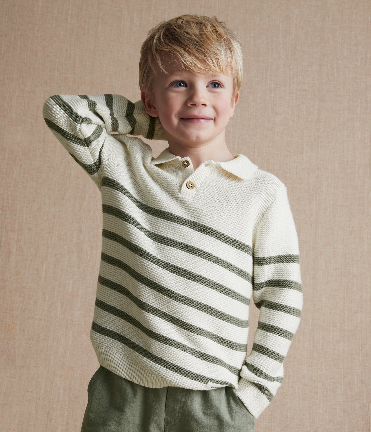 Strikkegenser - Offwhite - 1