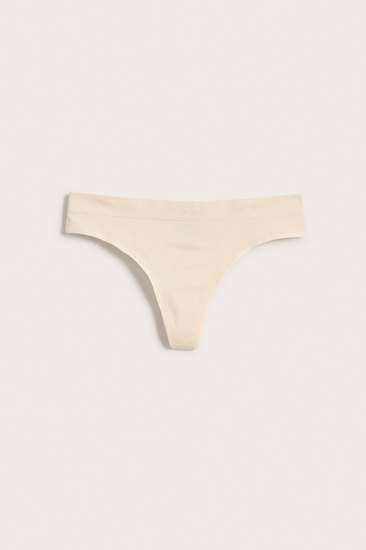 Seamless stringtrosa - Beige - 5
