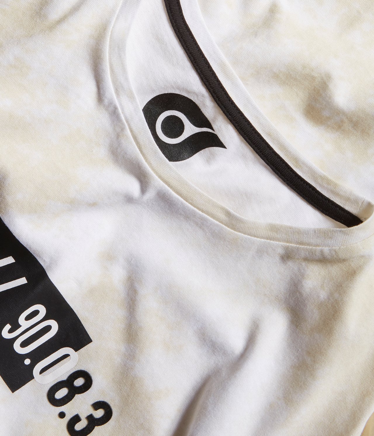 T-shirt med tryck - Offwhite - 3
