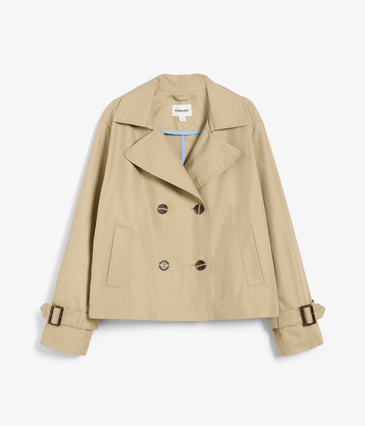 Kort trenchcoat - Beige - 6