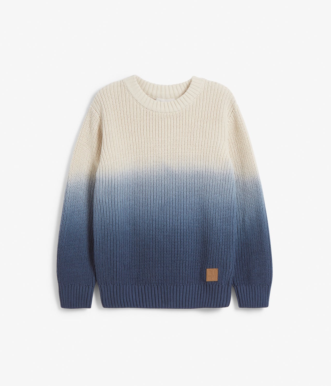 Dzianinowy sweter - Niebieski - 5