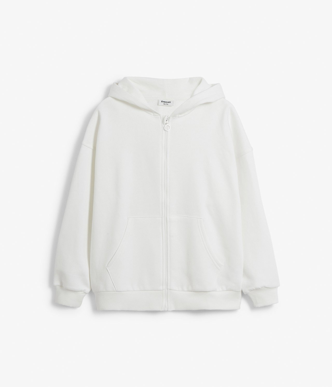 Hettegenser med glidelås - Offwhite - 3