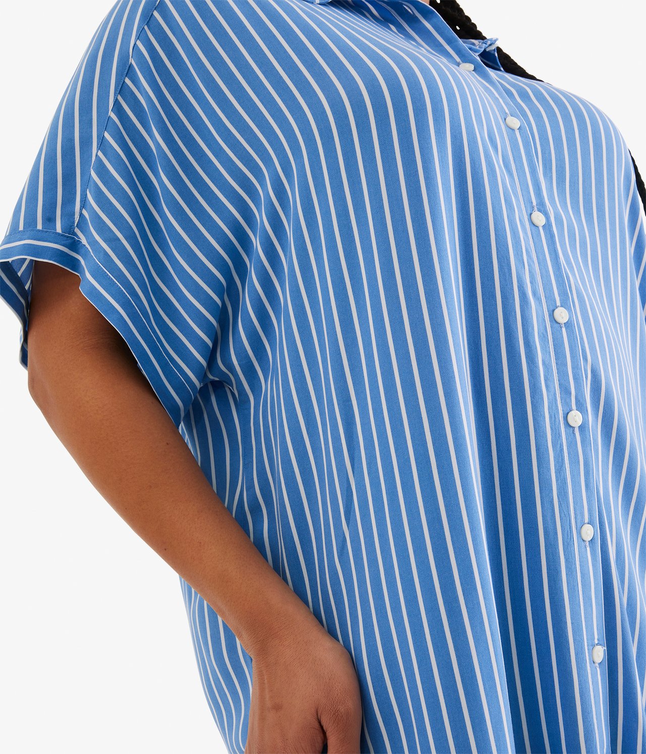 Pitkä paitapusero - Sininen - 2