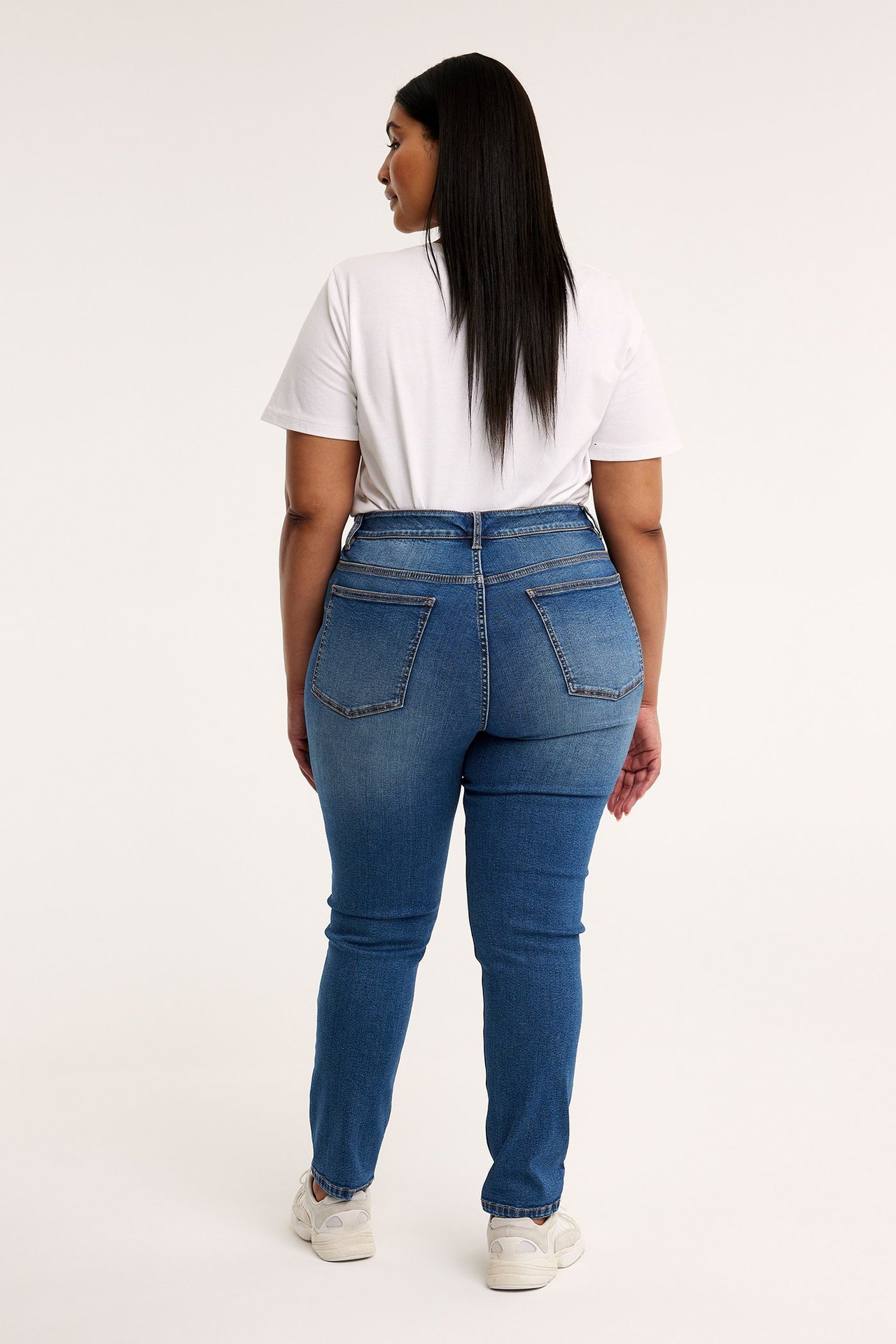 Slim Jeans High Waist Denim - null - 2