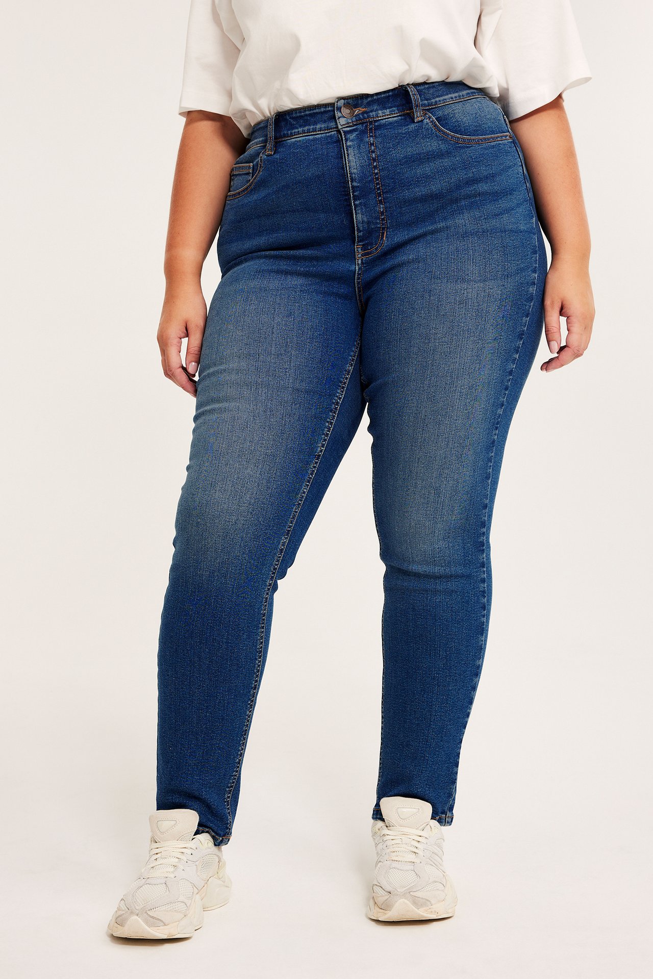 Slim Jeans High Waist - Denim - 4