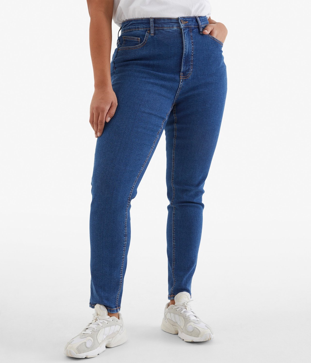 Slim Jeans High Waist - Denim - 3