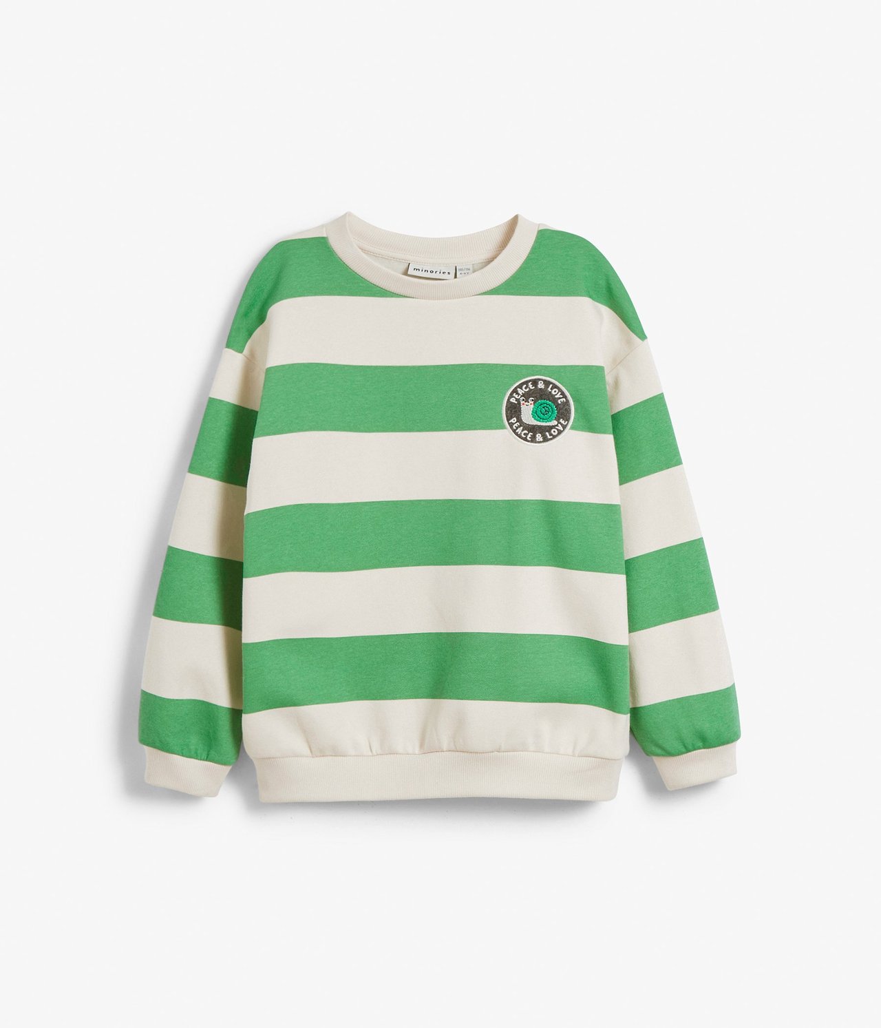 Sweatshirt med tryck Grön - null - 1