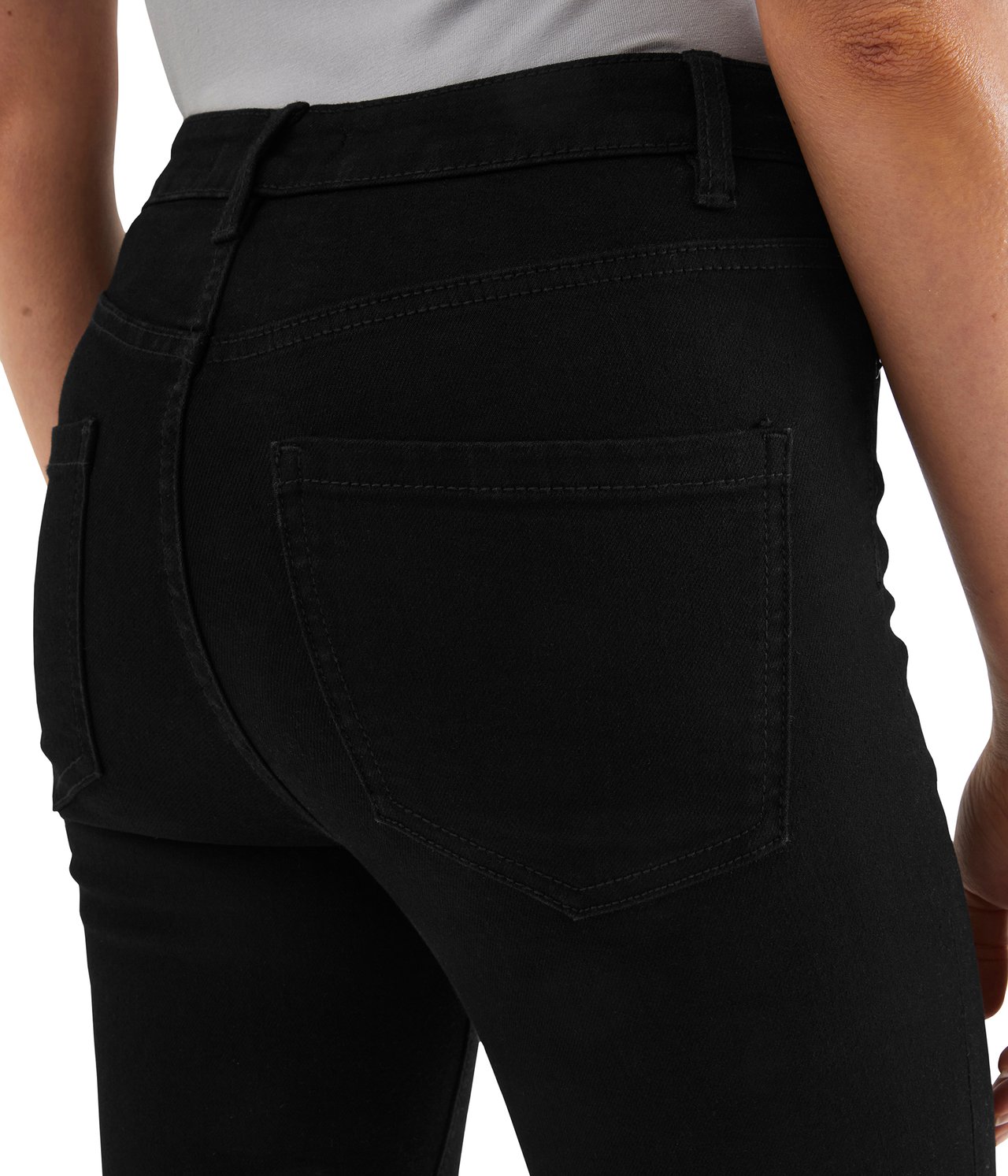 Embracing fit jeans High waist - Svart - 3