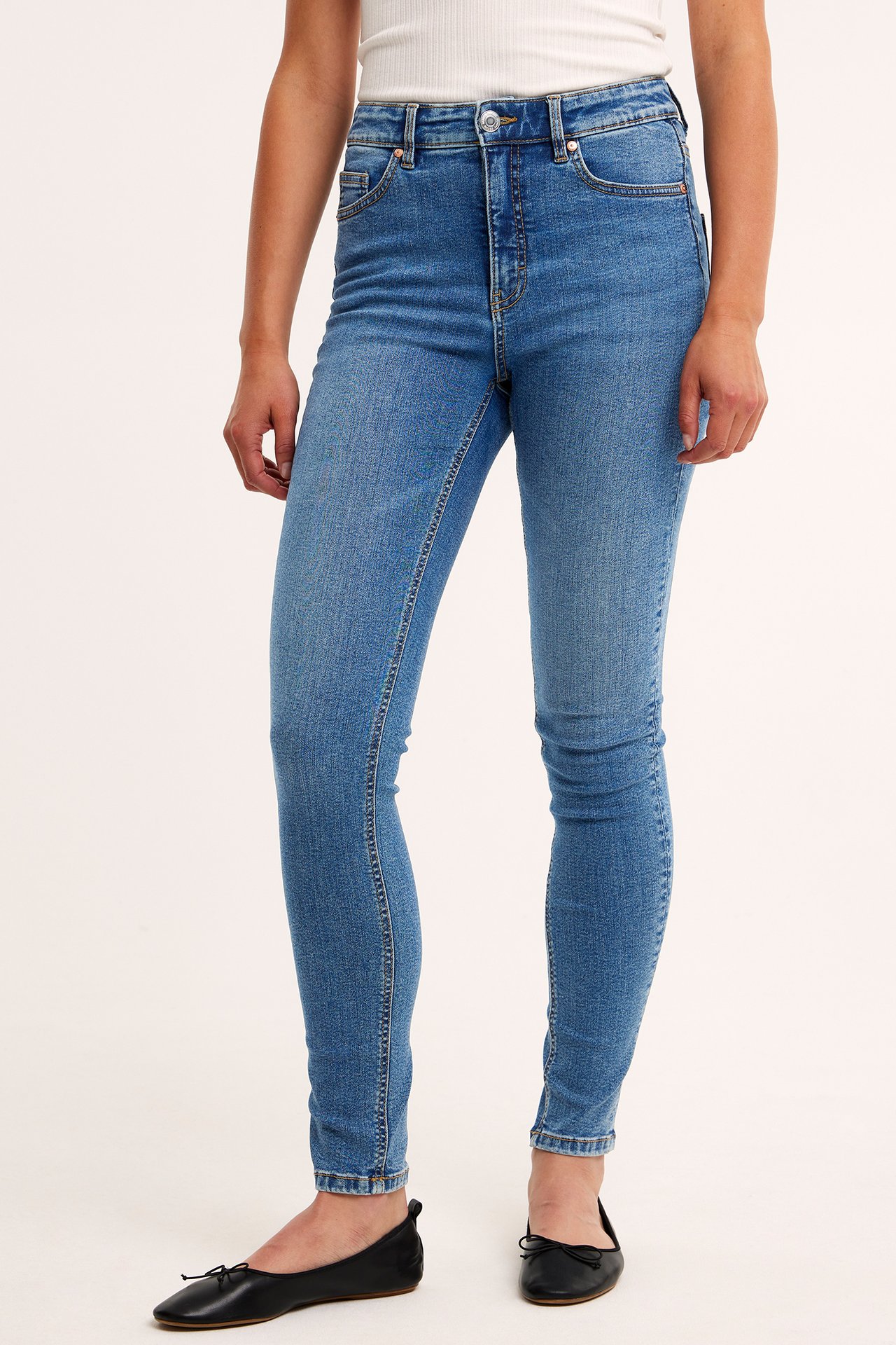 Embracing fit jeans High waist - Denim - 4