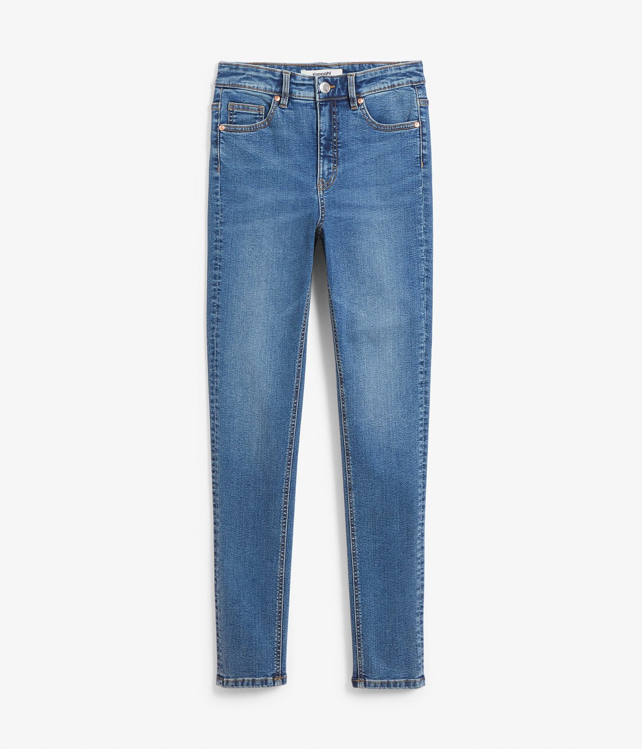 Super Slim Jeans High Waist Denimi - null - 1