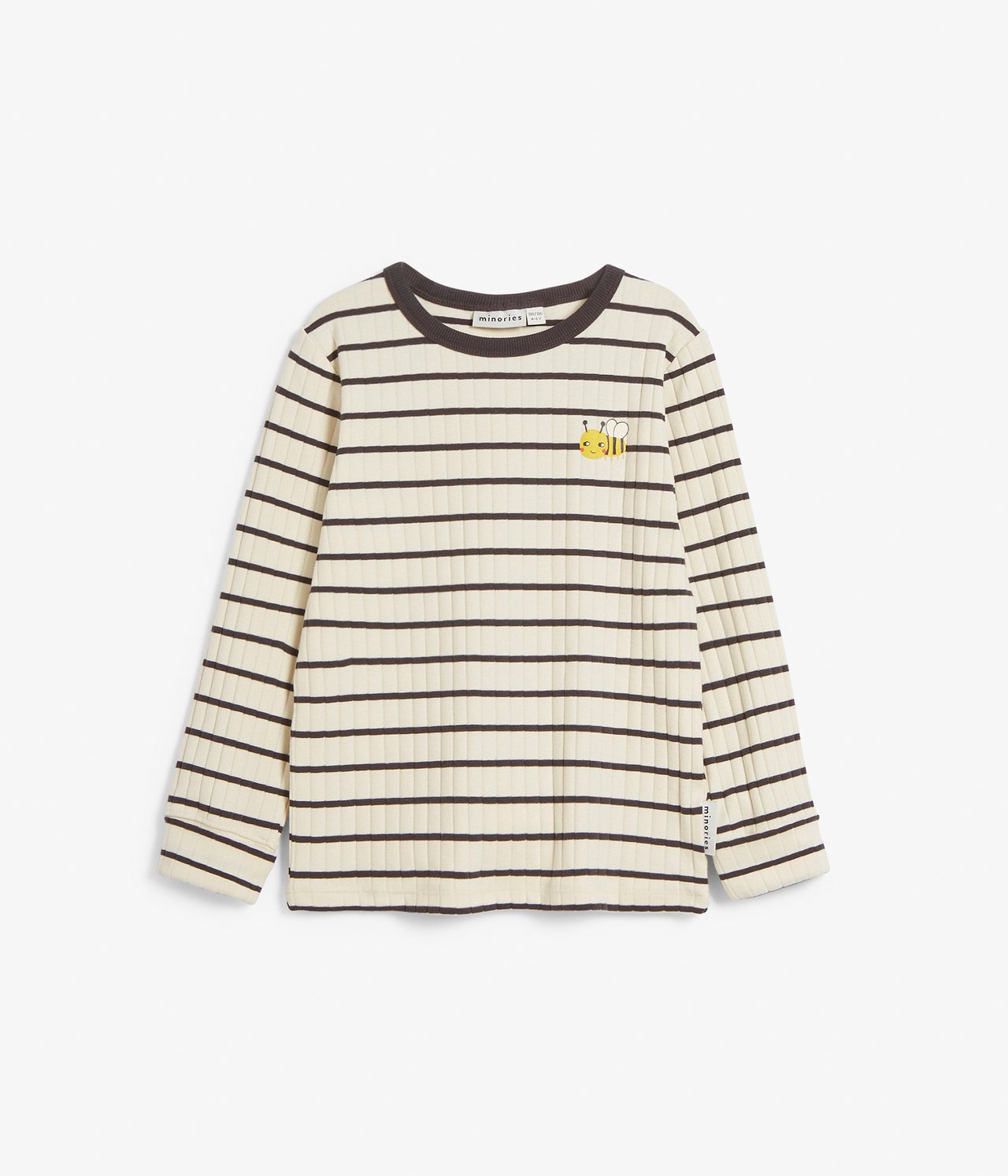 Ribbad topp - Svart - 3