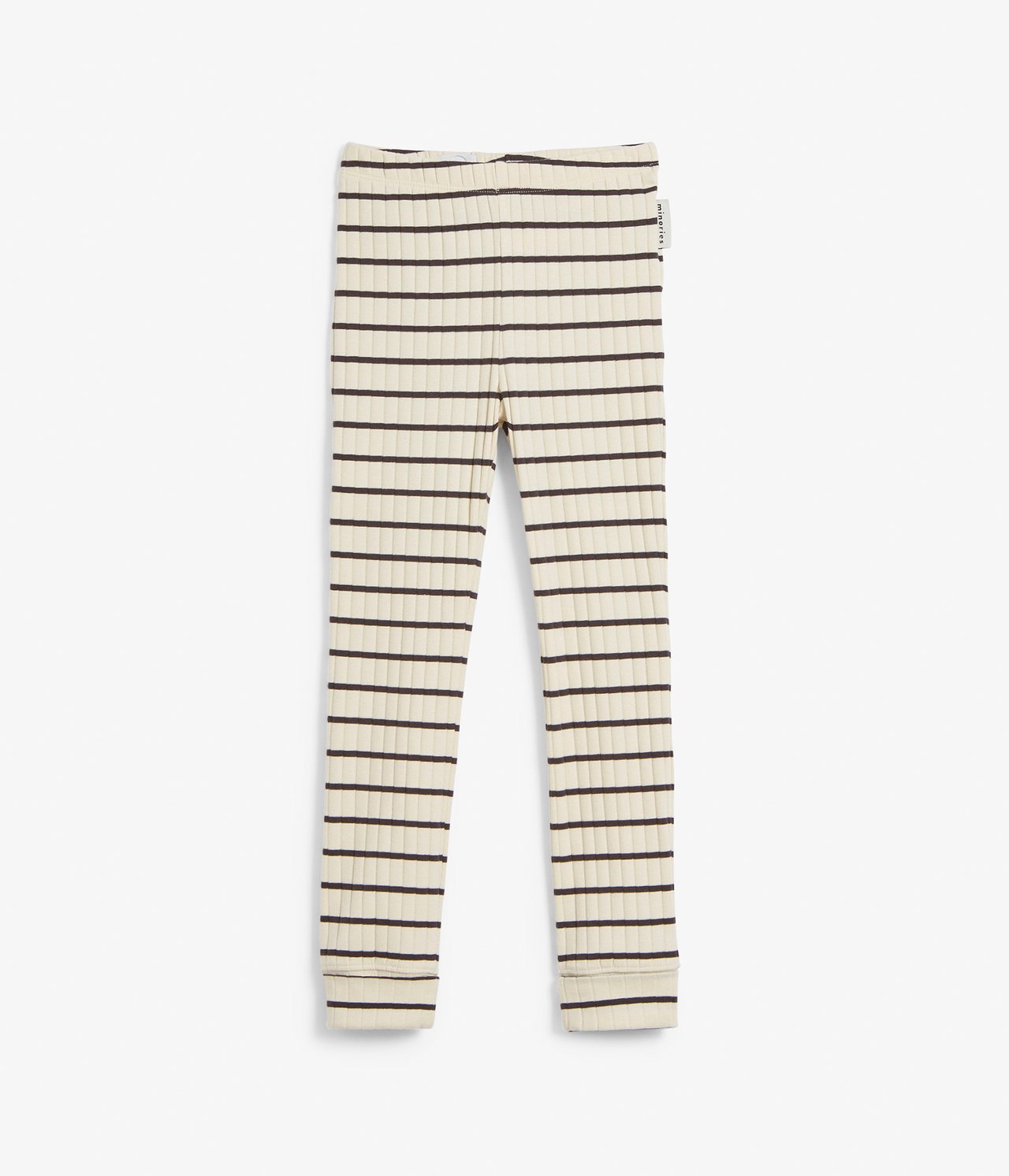 Ribbade leggings - Svart - 2