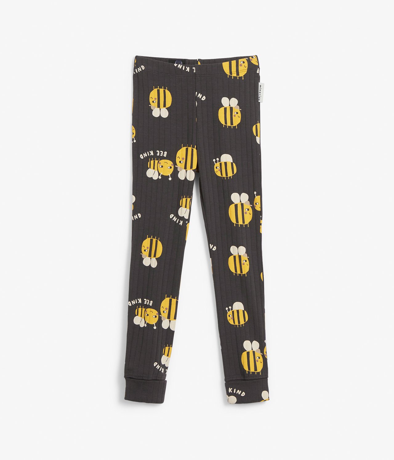 Ribbade leggings - Gul - 2