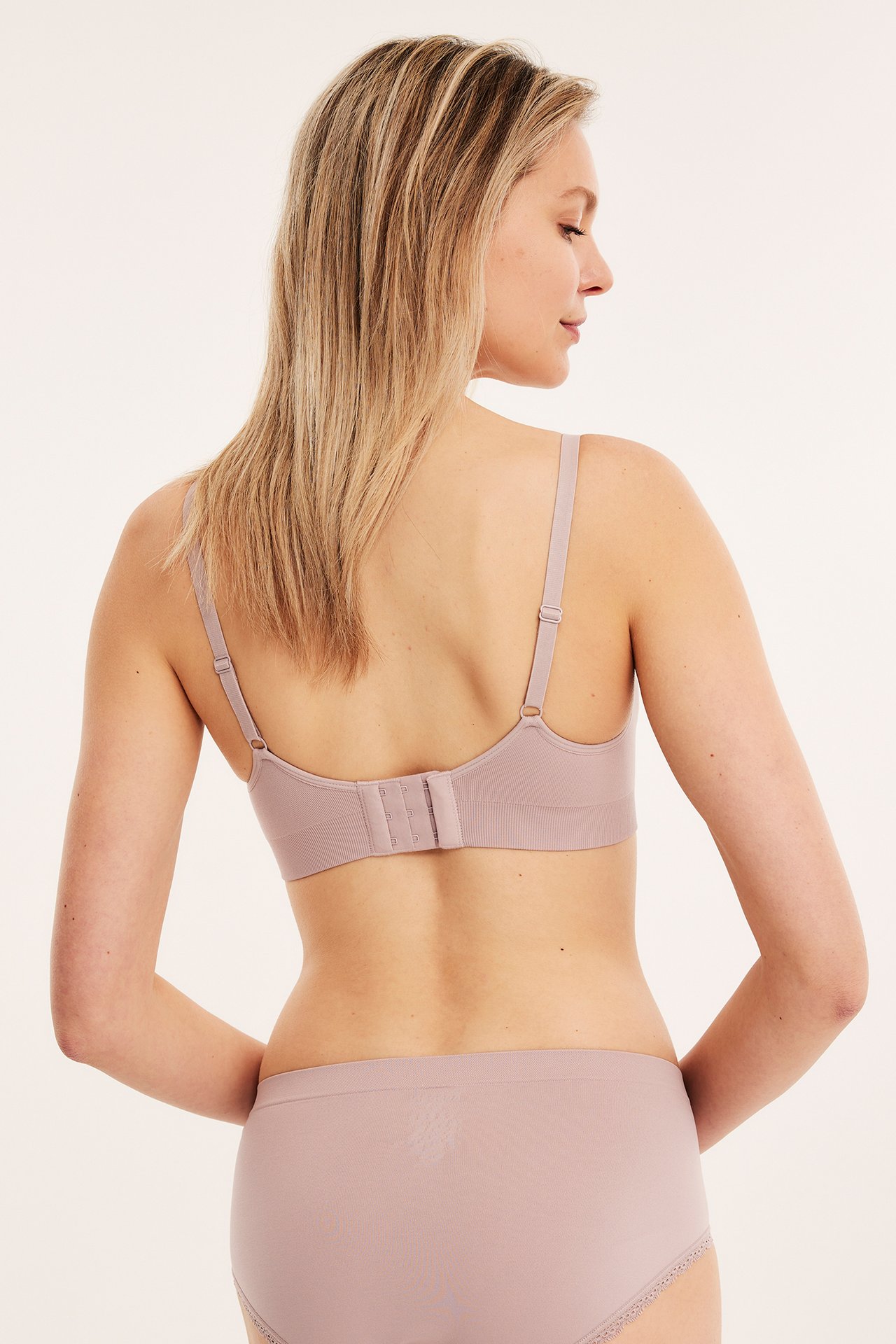 Bygellös bh seamless - Rosa - 5