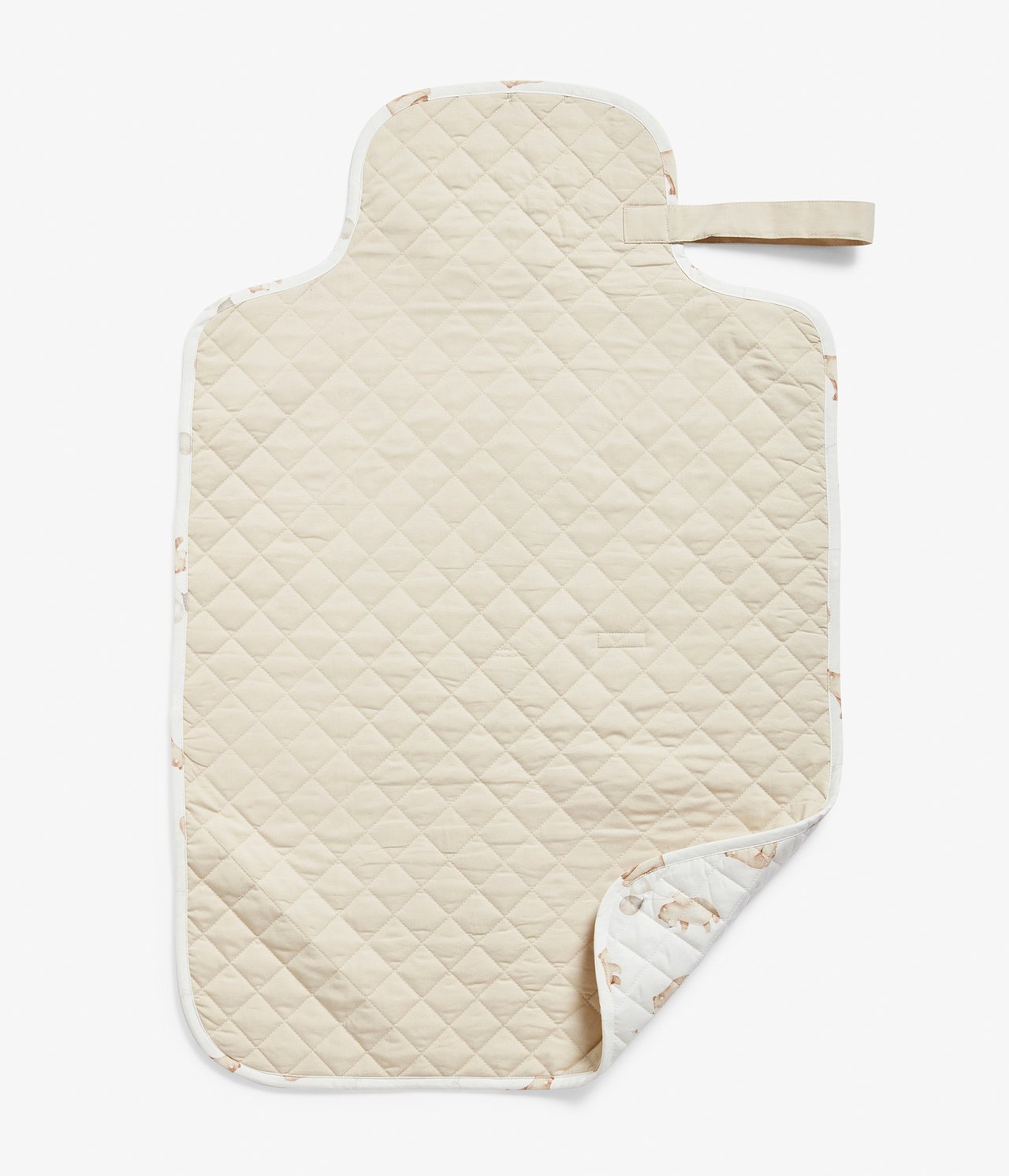 Quiltet stellematte - Offwhite - 3