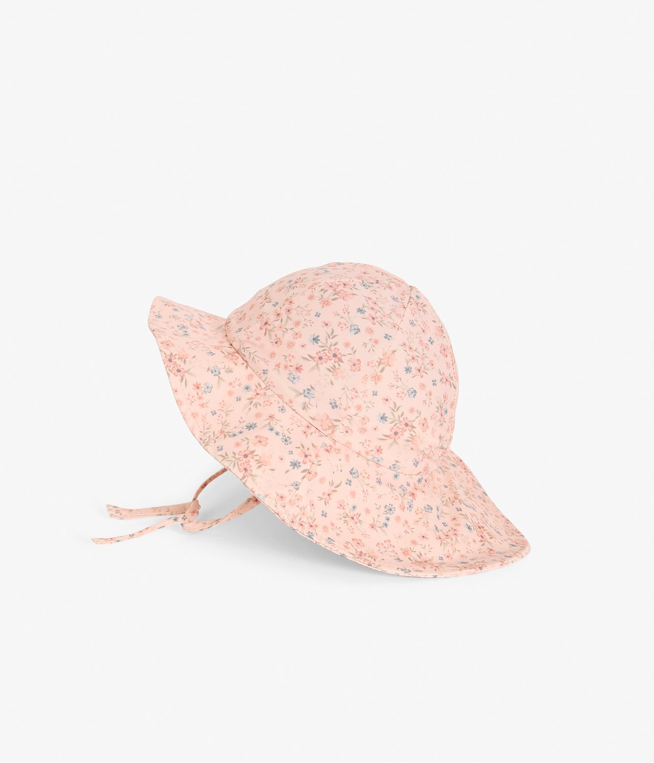Blommig solhatt - Ljusrosa - 1