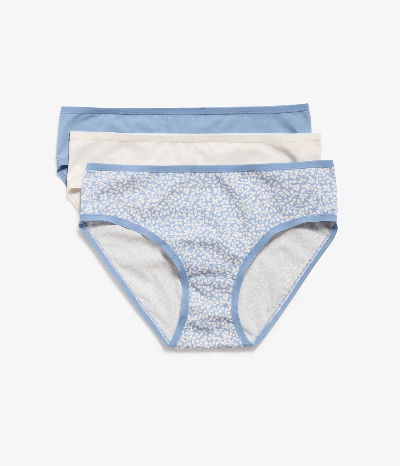 Brief 3-pack puuvillaa - Sininen - 5
