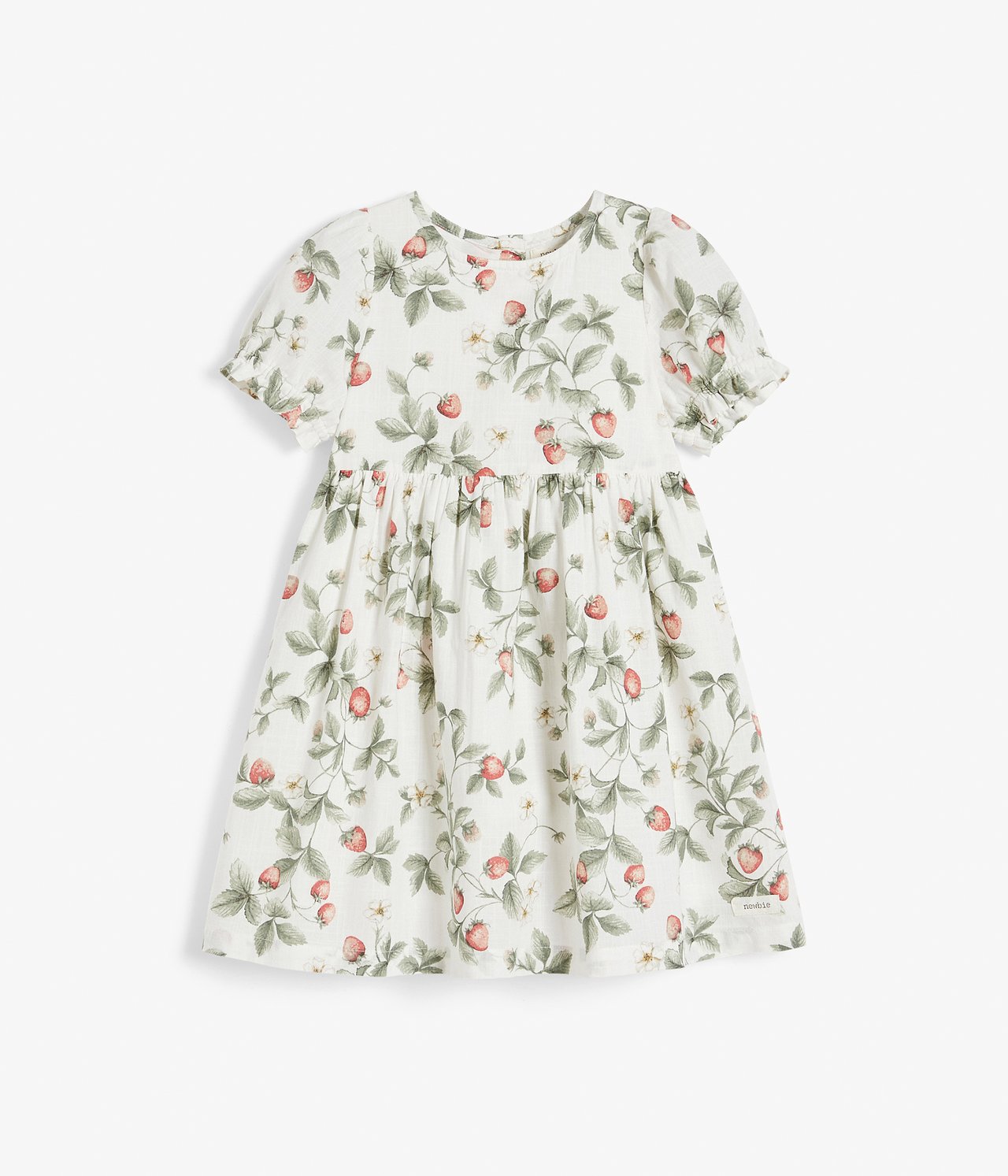 Sukienka we wzory, na podszewce - Offwhite - 2