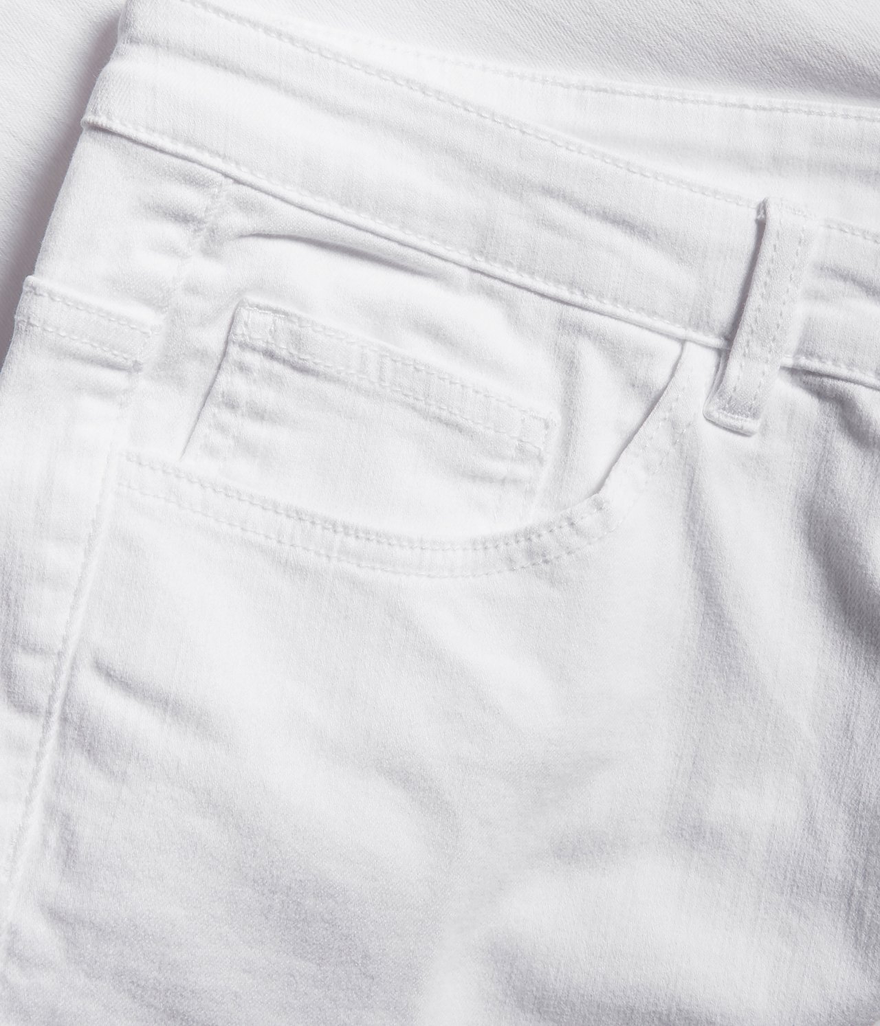 Cropped twill jeans - Valkoinen - 4