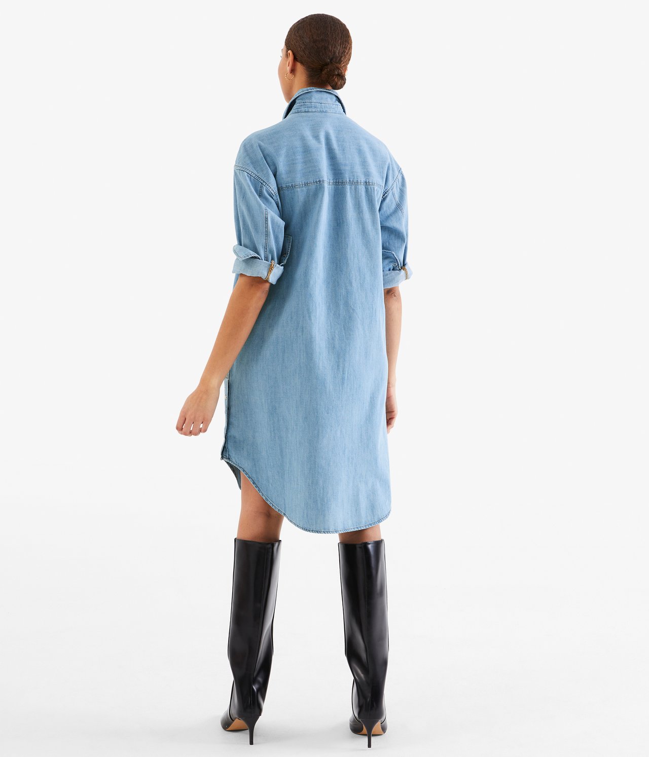 Jeansklänning - Ljus denim - 4