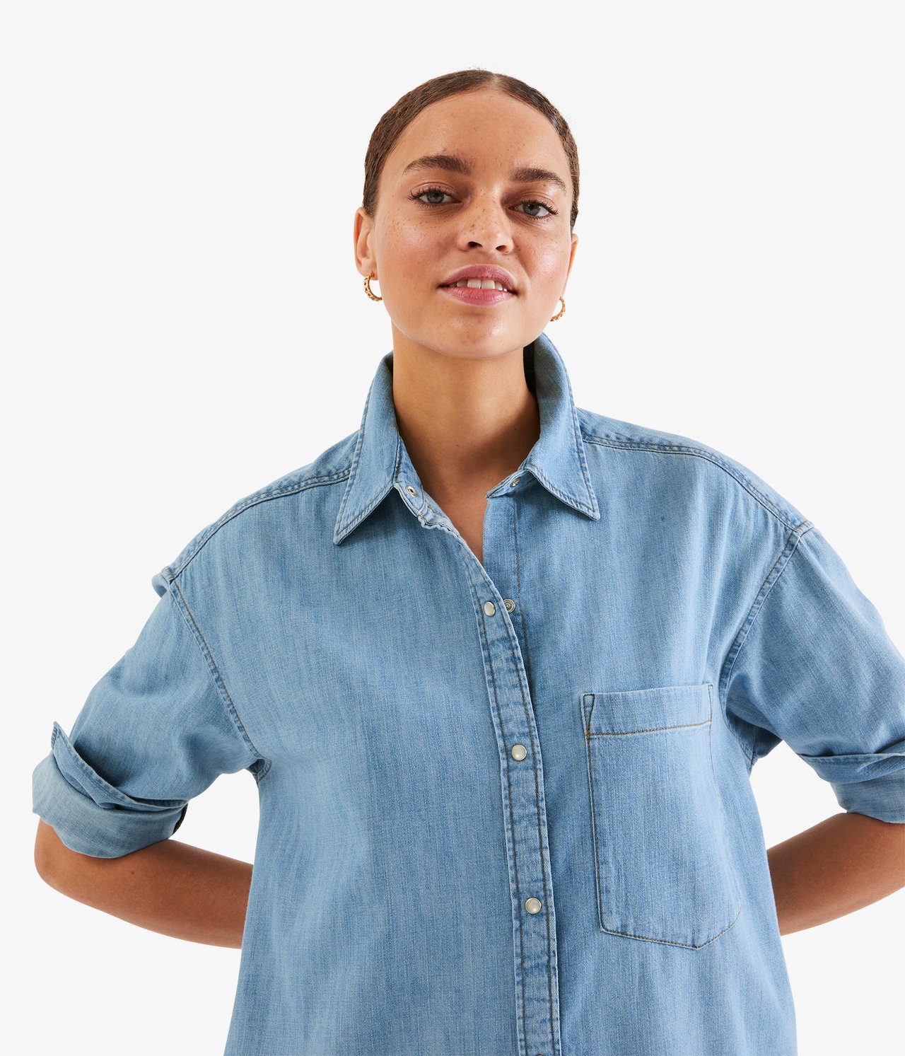 Jeansklänning - Ljus denim - 3