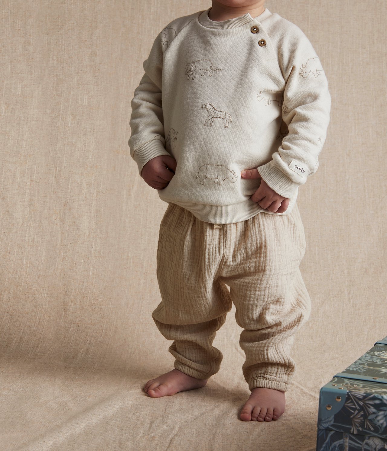 Housut, vauvojen - Beige - 2