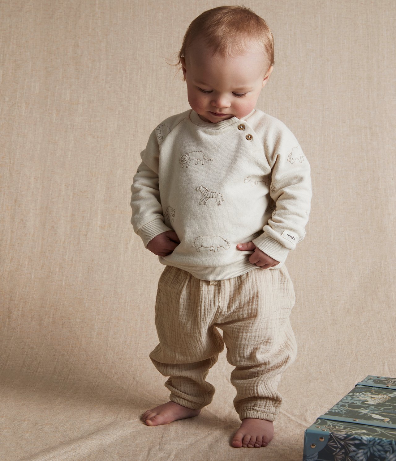 Housut, vauvojen - Beige - 1