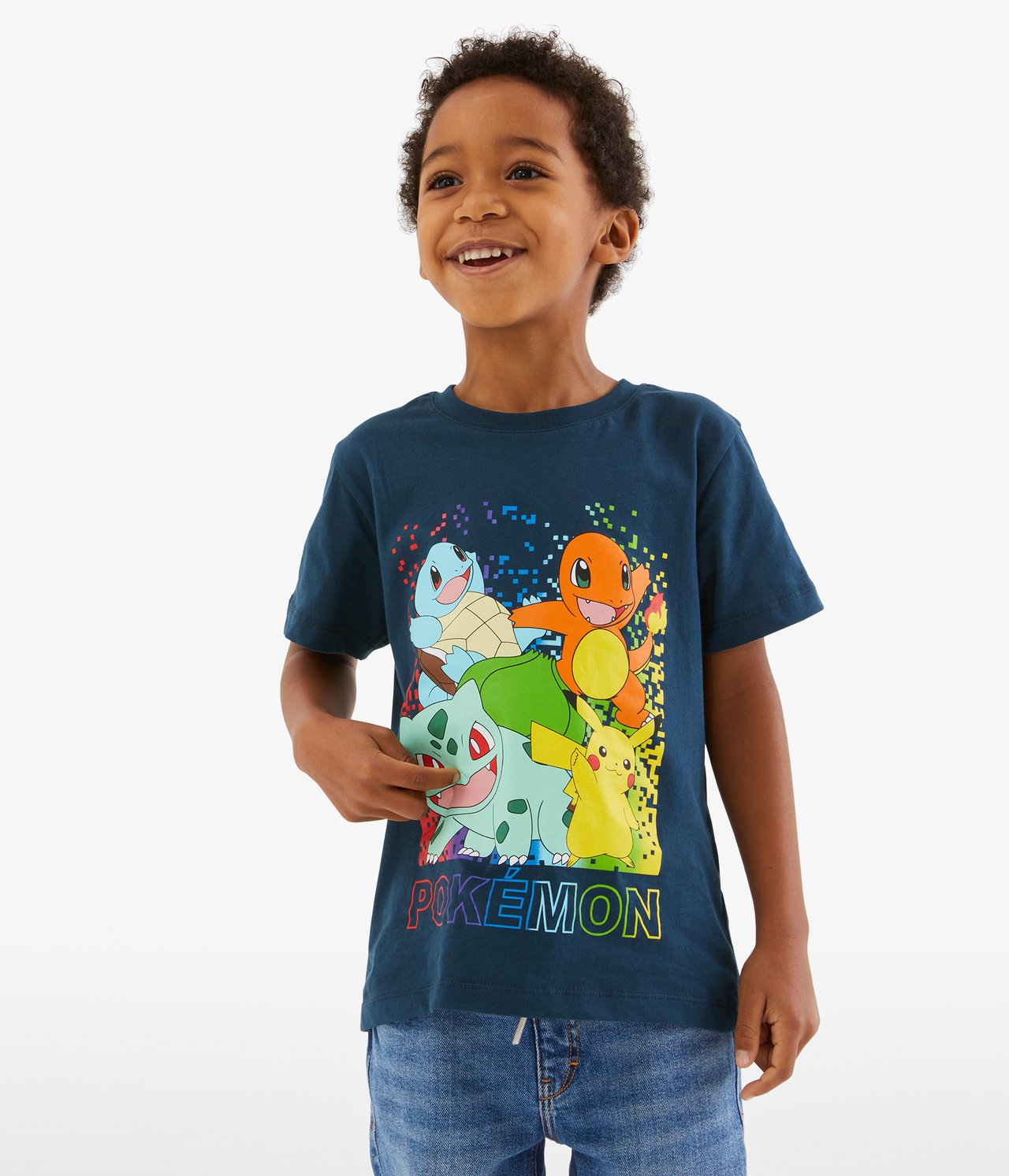 T-shirt Pokemon - Ciemnoniebieski - 1