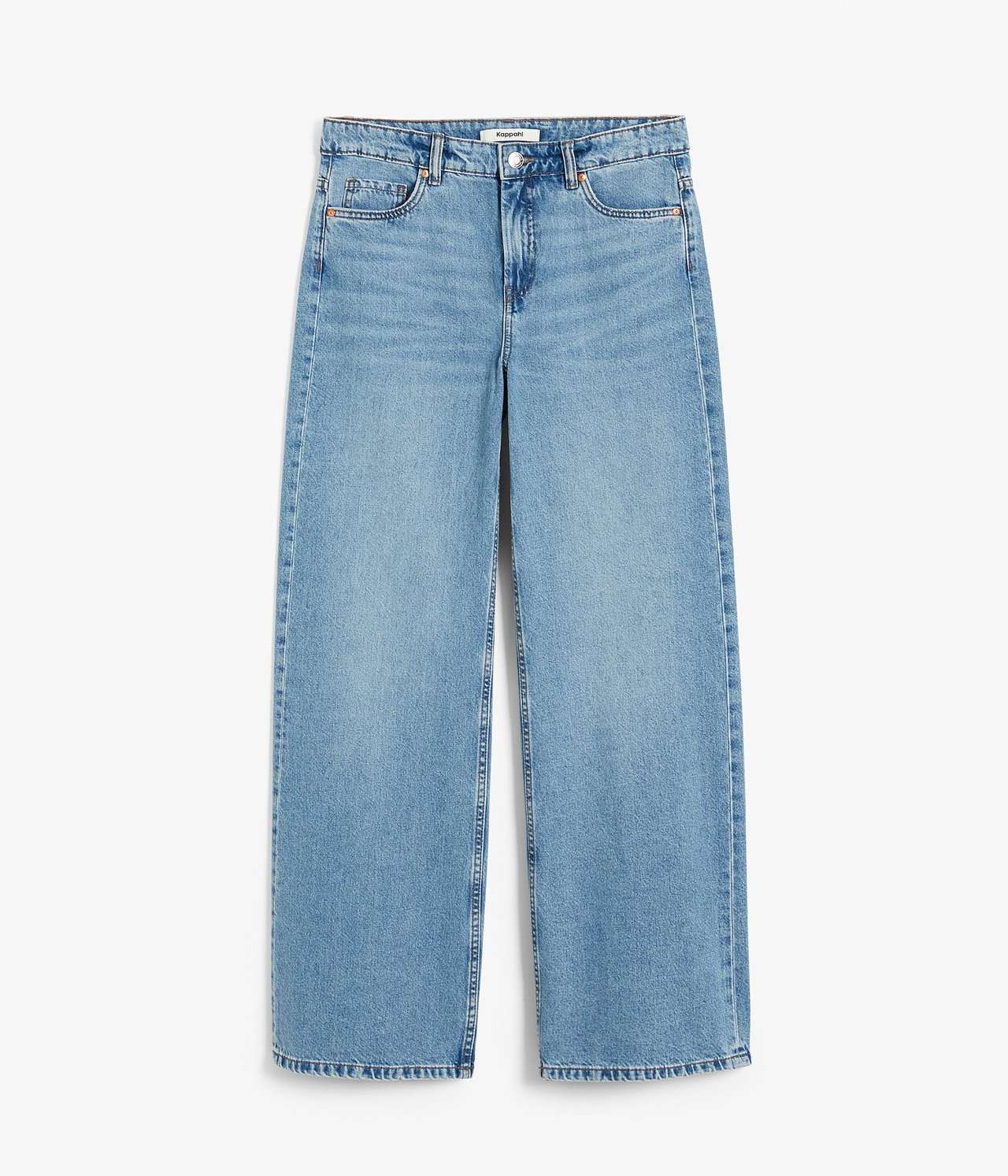 Wide Jeans High Waist Denim - null - 1