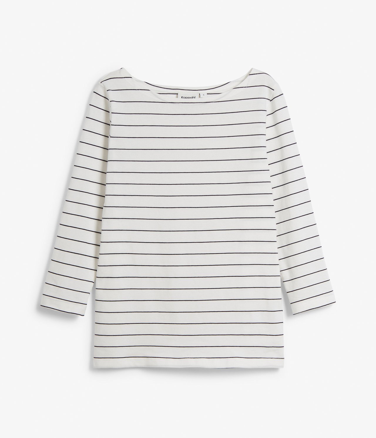 Koszulka basic z rękawem ¾ - Offwhite - 6