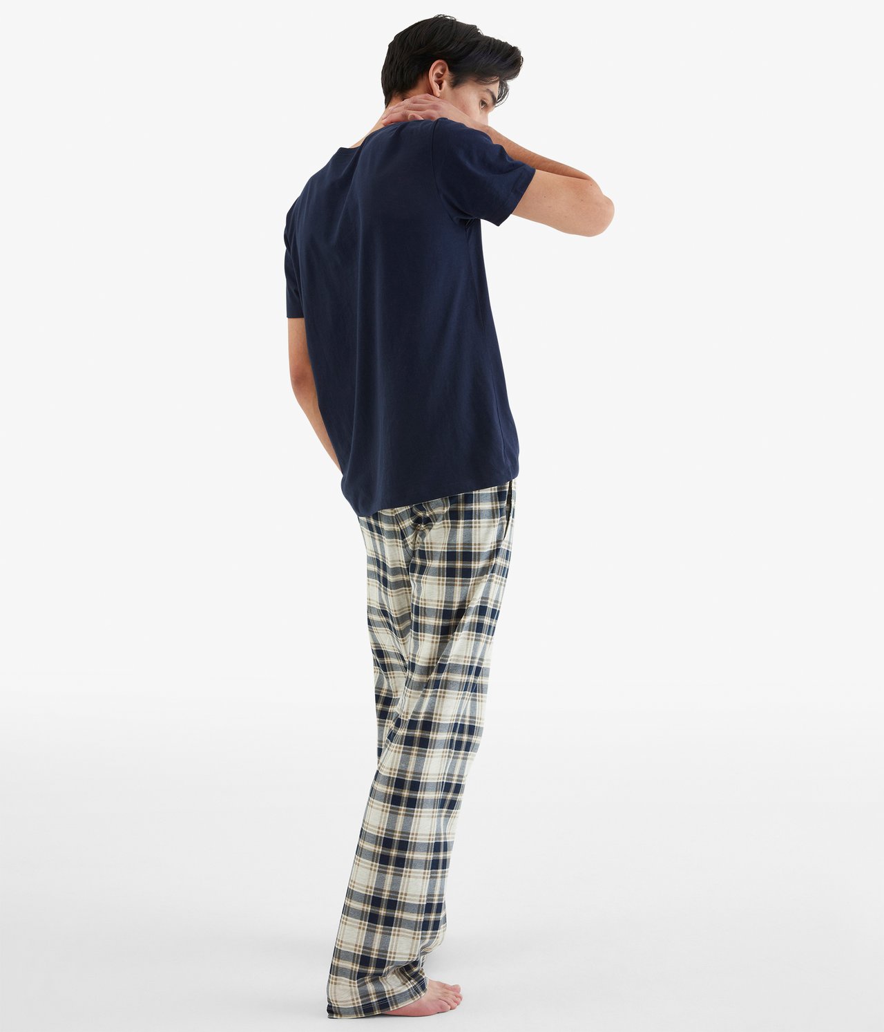 Pyjamasbukse - Mørkeblå - 189cm / Storlek: M - 4