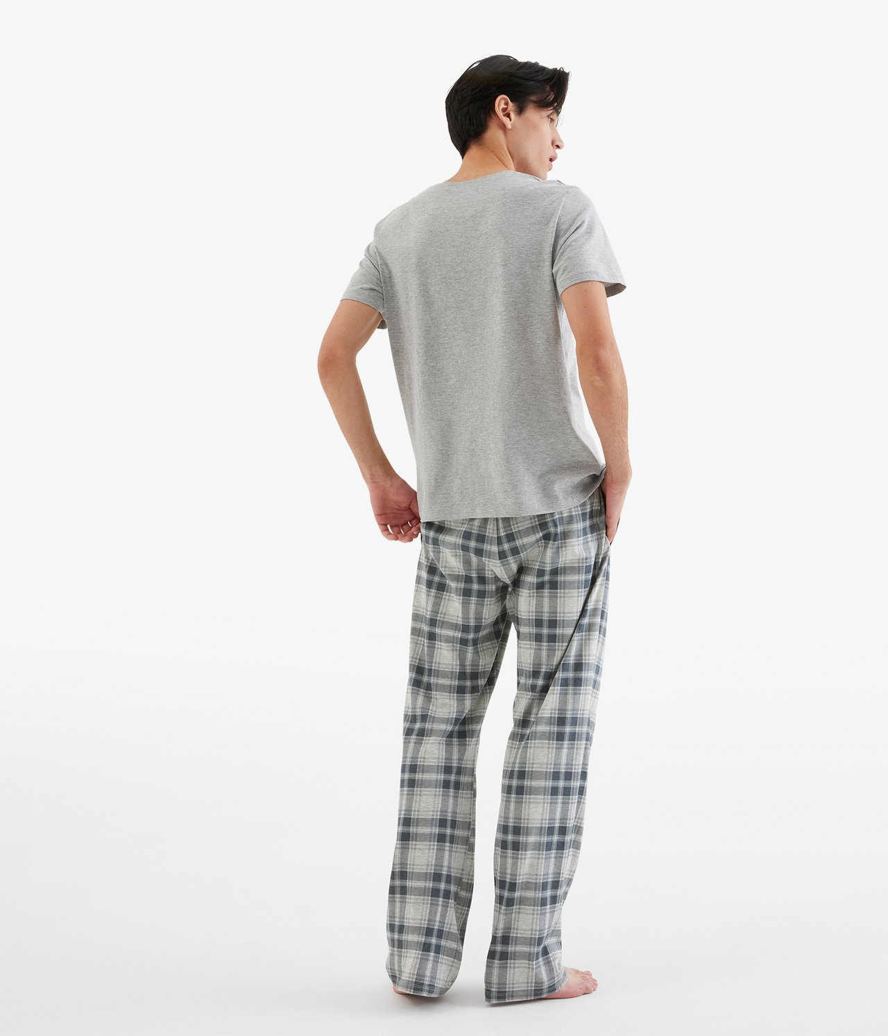 Spodnie piżamowe - Jasnoszary - 189cm / Storlek: M - 4