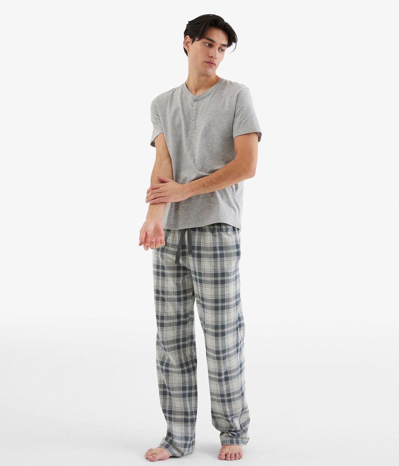 Pyjamasbukse Lysegrå - null - 0