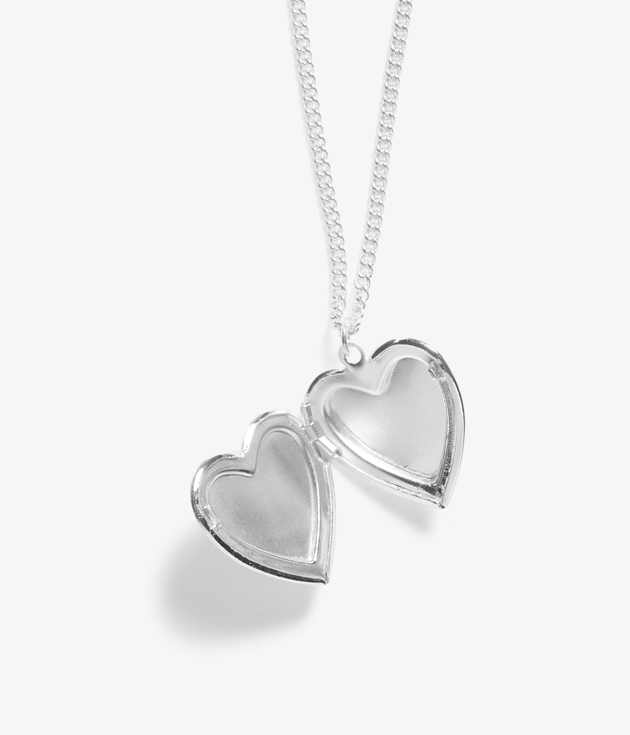Halsband hjärta - Silver - 2