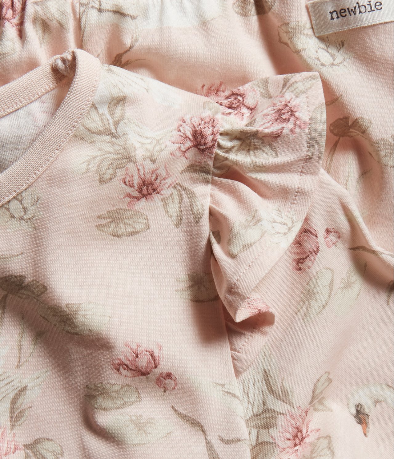Mønstret pyjamas - Rosa - 1