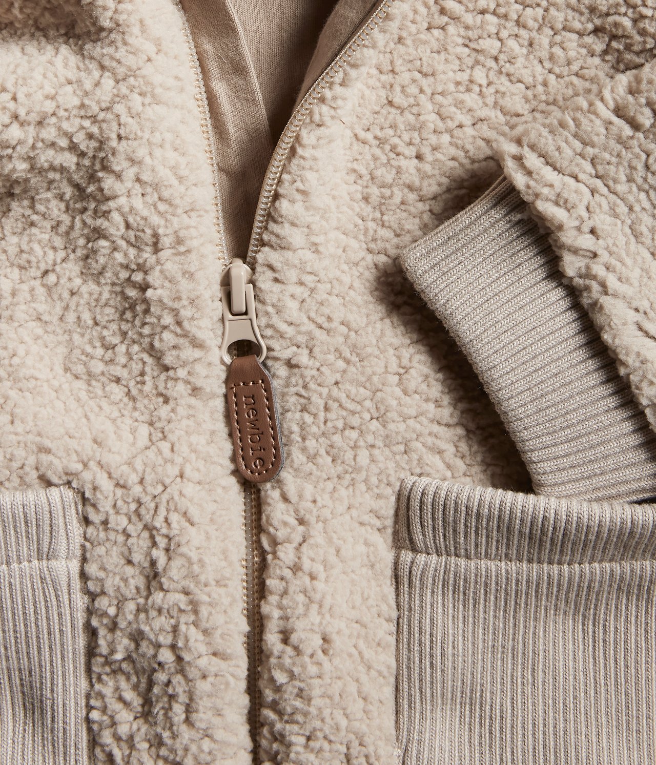 Teddyturkistakki - Beige - 1