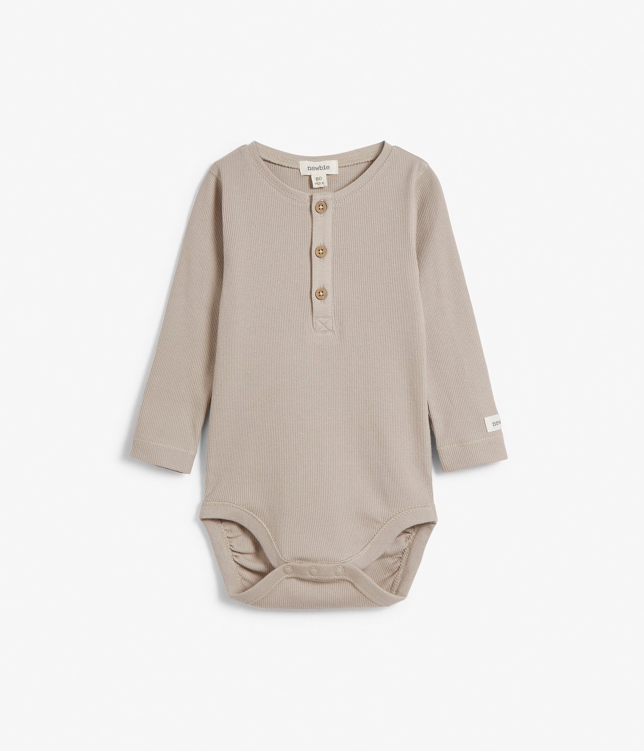 Ribbad body - Beige - 2
