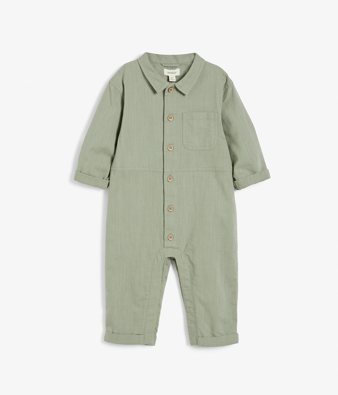 Jumpsuit baby - Mörkgrön - 5