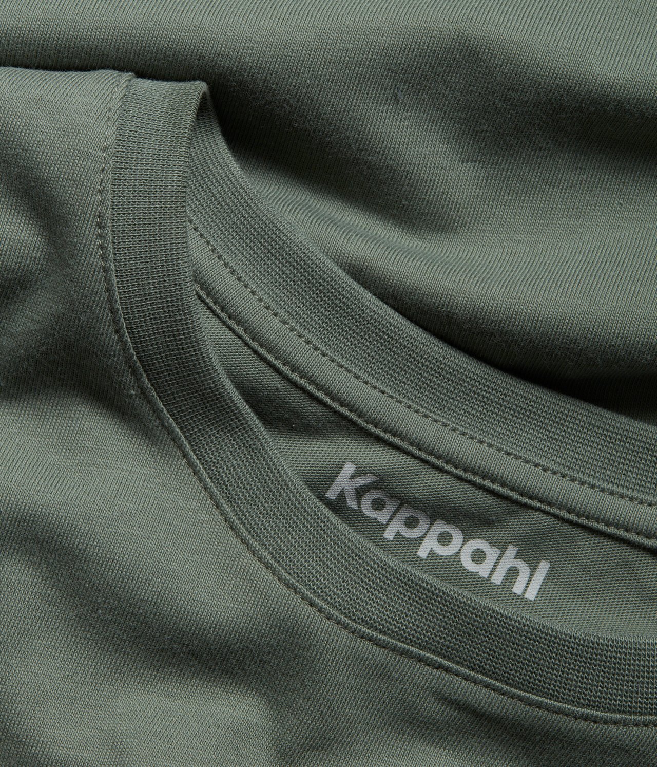 T-shirt z okrągłym dekoltem - Zielony - 4